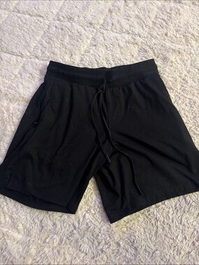 Fabletics Black Athletic Drawstring Shorts